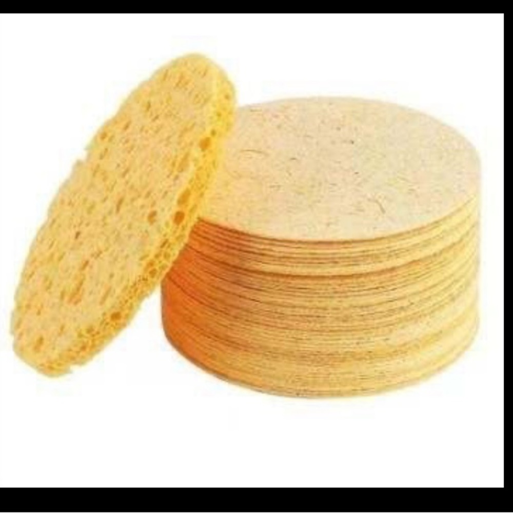 Estheticians or home use 50 facial compressed sponges